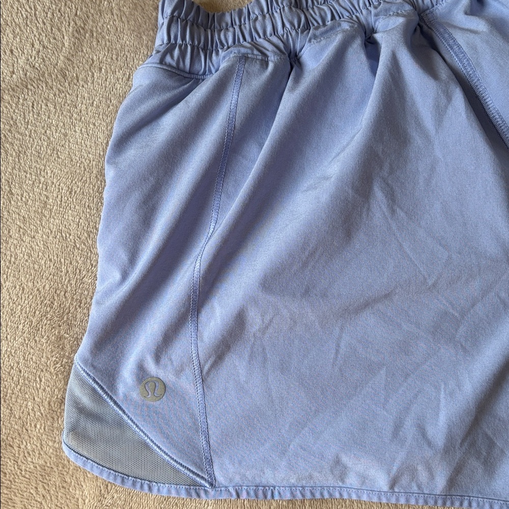 lululemon athletica Women's Athletic Shorts — Light Blue & Black - Picture 3 of 6